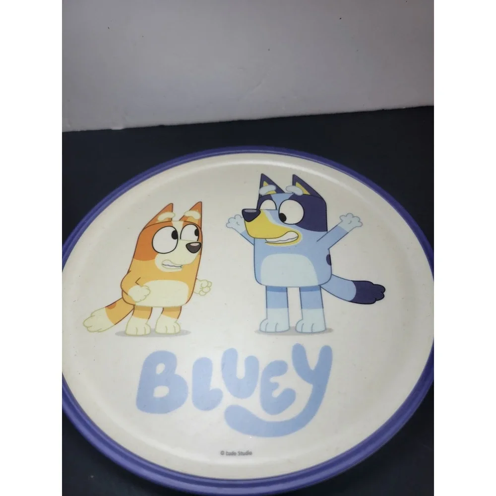 Bluey Kids Plate and Divided Plate Bundle -‎ Toddler Mealtime Set